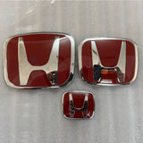 Emblema Honda H resinado estilo JDM Japan