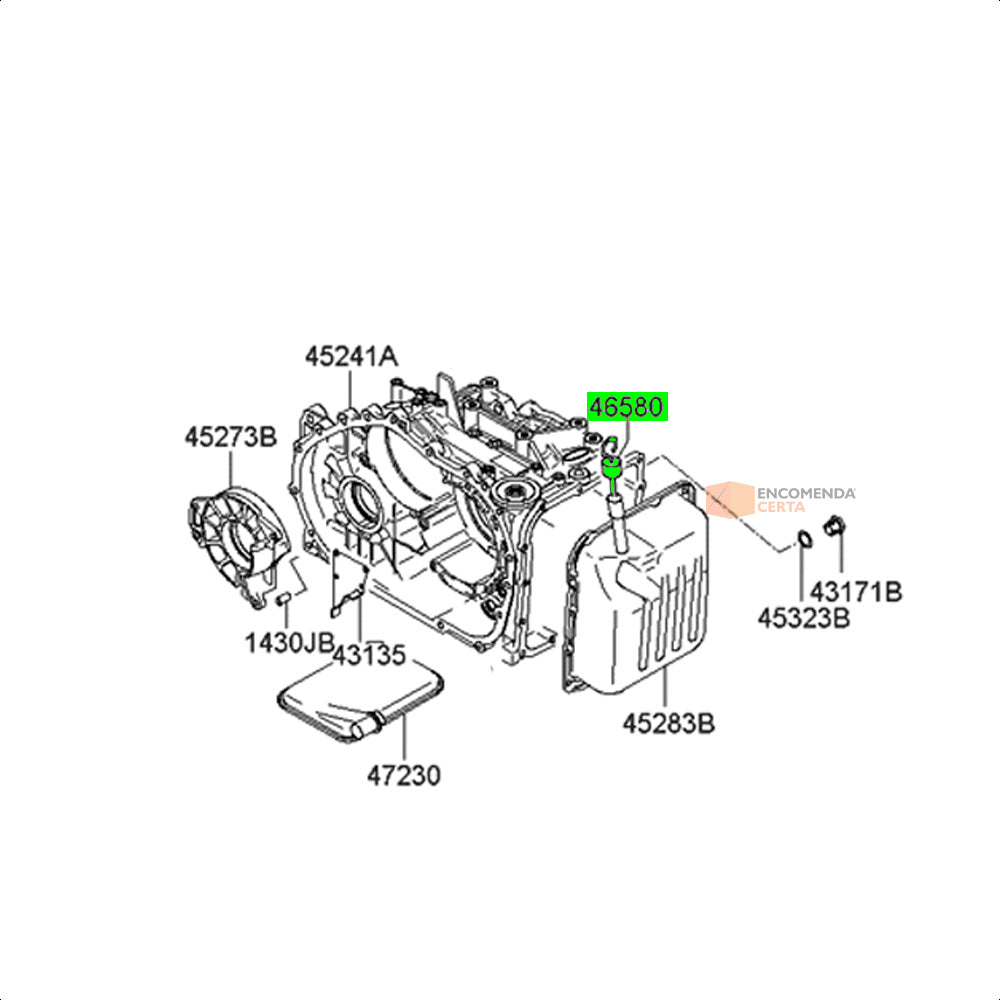 Vareta óleo transmissão automática Hyundai Tucson 20062017