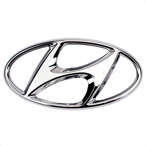 Emblema cromado adesivo H Hyundai