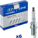 Jogo velas ignição iridium Hyundai Kia NGK IFR5G11