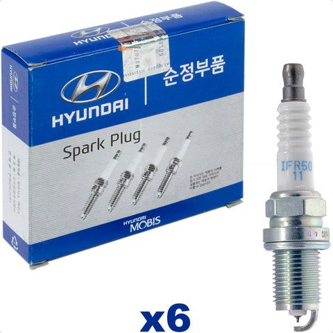 Jogo velas ignição iridium Hyundai Kia NGK IFR5G11