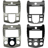 Moldura painel rádio dvd 2 din 9" Kia Cerato 2009-2012