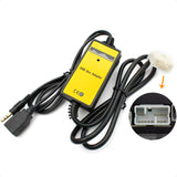 Adaptador rádio cabo USB auxiliar Honda Accord Civic CRV Fit