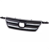 Grade frontal acabamento cromado Honda CRV 2005-2006
