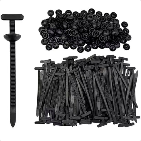 Jogo 50 presilhas abraçadeira nylon travante universal