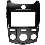 Moldura painel rádio dvd 2 din 9" Kia Cerato 2009-2012