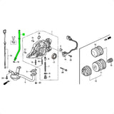Tubo da vareta de óleo do motor Honda Civic 1996-2000