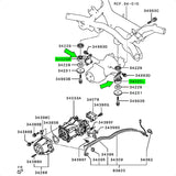 Bucha suporte diferencial Mitsubishi Outlander ASX 2008-2015