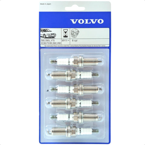 Jogo velas iridium Volvo 6 cilindros 3.0 3.2