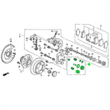 Redentor reparo pinça freio traseiro Honda Accord 1994-2007