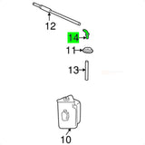 Conector L da tampa reservatório água radiador Honda