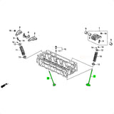 Válvula admissão escape motor Honda Civic 1992-1995