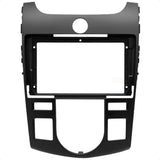 Moldura painel rádio dvd 2 din 9" Kia Cerato 2009-2012