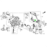 Junta anel sensor pressão óleo suporte filtro Honda Accord V6