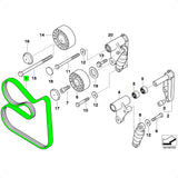 Correia alternador BMW 320i 323is 325i 328i 525iT Z3 1991-2005