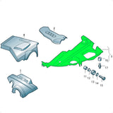 Capa motor lateral esquerdo Audi A4 3.0 V6 2002-2005