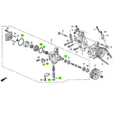 Reparo bomba direção hidráulica Honda Accord 1994-1996