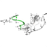 Cabo traseiro freio estacionamento Honda CRV 2007-2011
