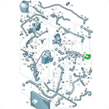 Mangueira água do cavalete VW Amarok 2.0 Turbo