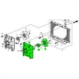 Ventoinha condensador Honda Accord 2.0 2008-2012