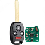 Chave completa controle alarme Honda New Civic 2006-2012