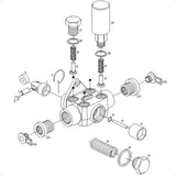 Bomba pressão combustível motor diesel Volvo Penta