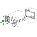 Motor elétrico ventoinha Honda Accord 3.0 V6 2003-2007