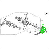 Polia bomba direção hidráulica Honda Civic CRV Accord 7PK