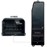 Botão comando vidro trava elétrica porta Toyota 2002-2005
