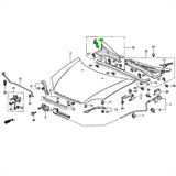 Acabamento canto churrasqueira Honda Civic 2001-2005