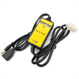Adaptador rádio cabo USB auxiliar Honda Accord Civic CRV Fit