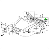 Acabamento canto churrasqueira Honda Civic 2001-2005