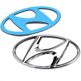 Emblema cromado adesivo H Hyundai