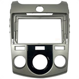 Moldura painel rádio dvd 2 din 9" Kia Cerato 2009-2012