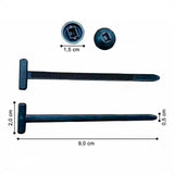 Jogo 50 presilhas abraçadeira nylon travante universal