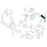 Coxim superior Porsche Cayenne Panamera Macan 2011-2018