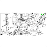 Tampa bocal tanque combustível Honda Acura