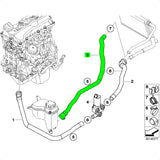Mangueira reservatório radiador BMW N50 N51 N54 N55