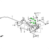 Conjunto braço traseiro superior Honda Accord 1998-2002