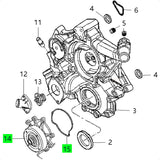 Bomba d'agua Jeep Dodge Chrysler Ram 3.7 4.7 V6