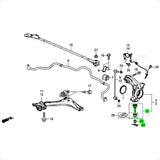 Pivo suspensão dianteira Honda Accord 2013-2017