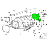 Válvula PCV respiro óleo motor BMW 540i 740i 840i V8 1996-2006