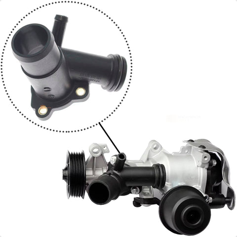 Flange bomba d'agua Mercedes A160 A180 B160 B200 CLA GLA GLB