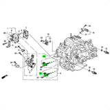 Jogo solenoide transmissão Honda Accord 2.3 3.0 V6