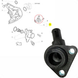 Flange conexão água Fiat Ducato Citroen Jumper Peugeot Boxer