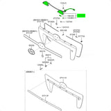 Lanterna placa traseira Hyundai Tucson 2004-2016