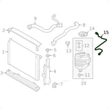 Mangueira ventilação arrefecimento BMW B48 B46 2019-2025