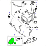 Tampa limpador farol parachoque Jaguar S-Type 2005-2008