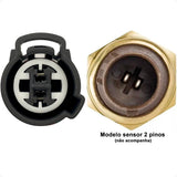 Chicote conector plug redondo sensor 2 vias Honda Acura