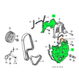 Capa protetora correia dentada Honda Accord 2.2L 1994-1997